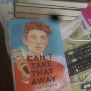 Can't Take That Away Book with Blue and Pink Cover